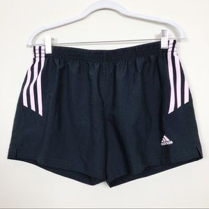 Adidas Running Short Black Pink NWT Lined Sz M